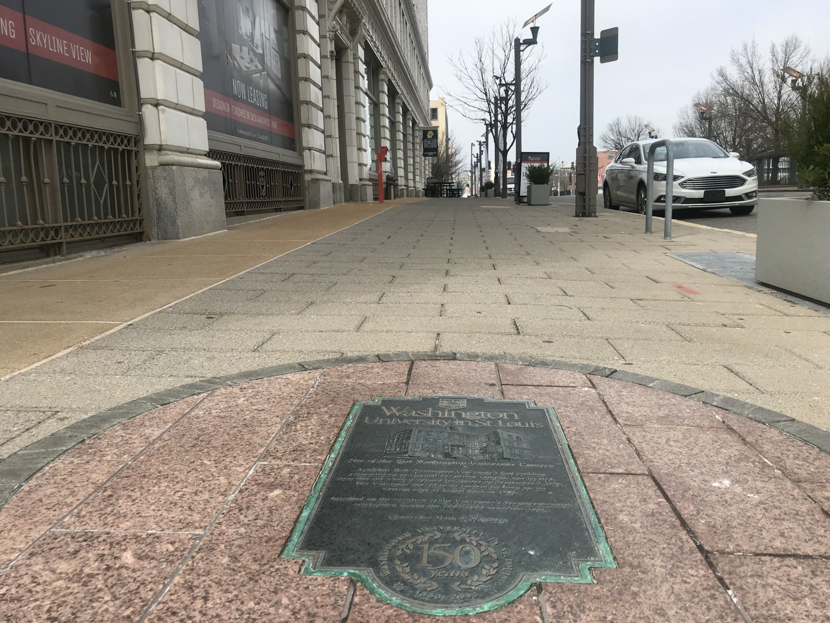 Washington University once stood here